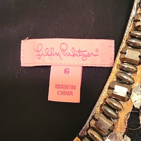 Lilly Pulitzer embellished blouse, size 6 - Picture 4 of 7